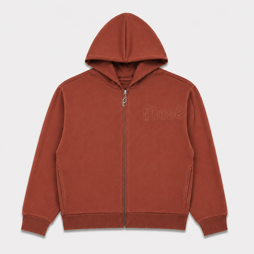 Elevate Hoodie Rust - front
