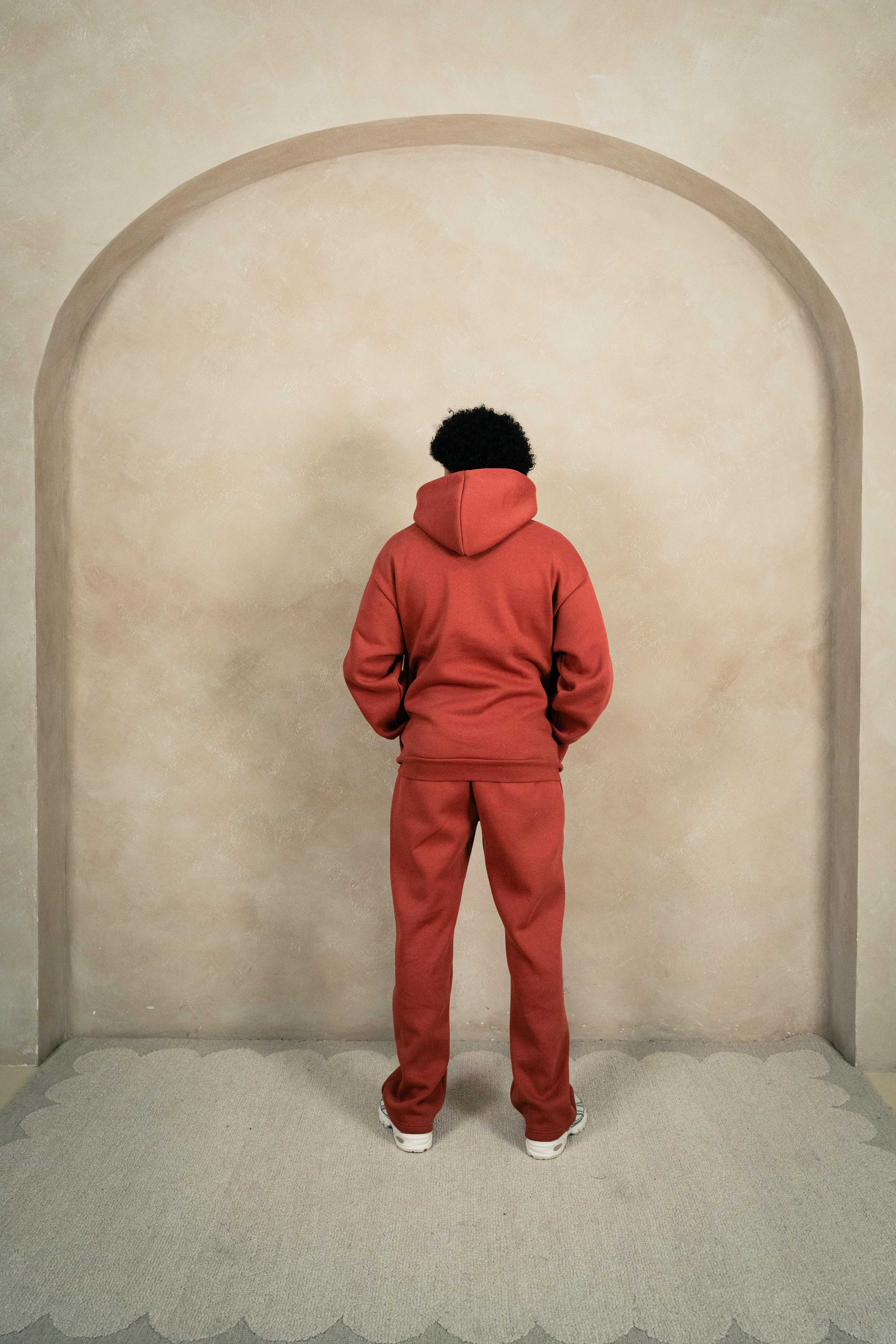 Elevate Tracksuit Rust Red