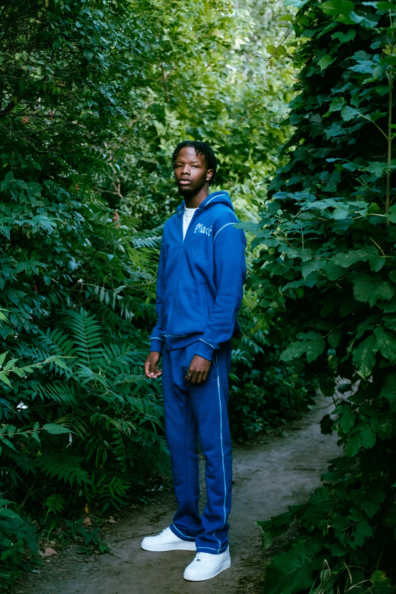 P FLARE TR ROYAL BLUE SWEATSUIT