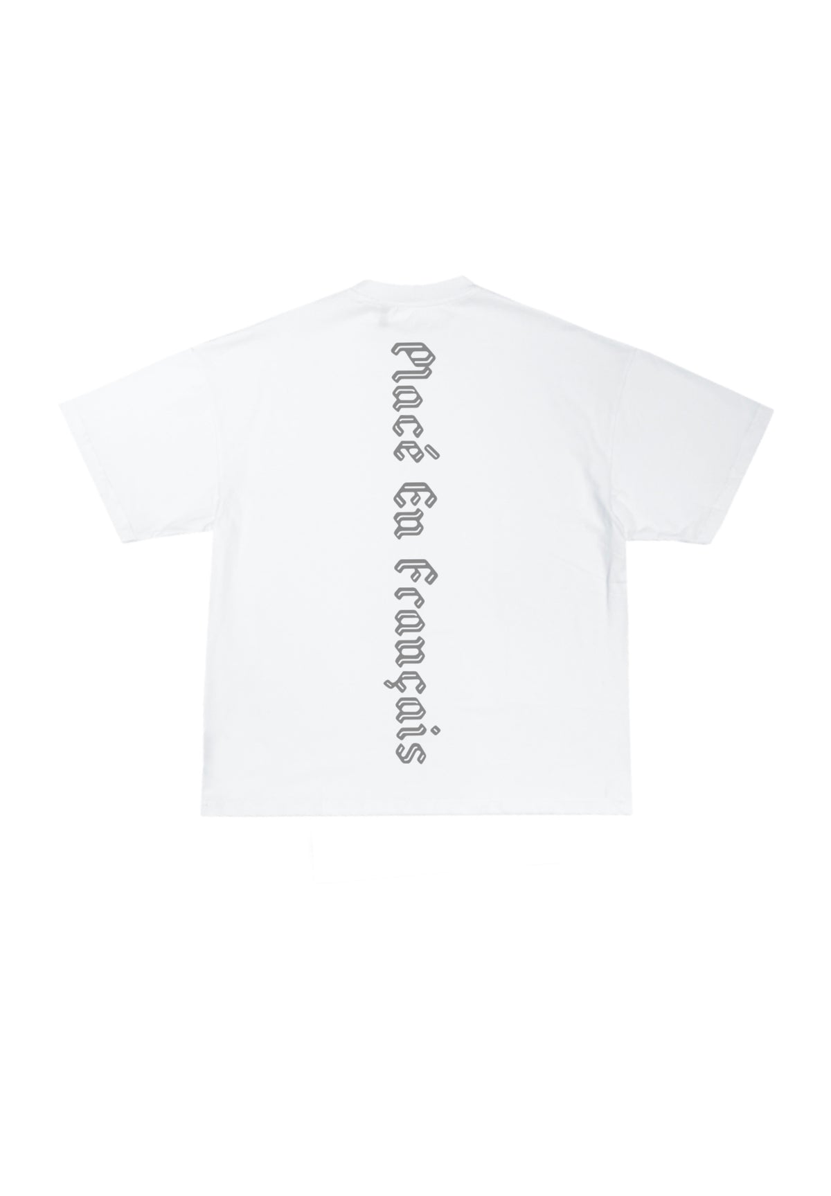T-SHIRT BLANC PLACÉ ALL OVER