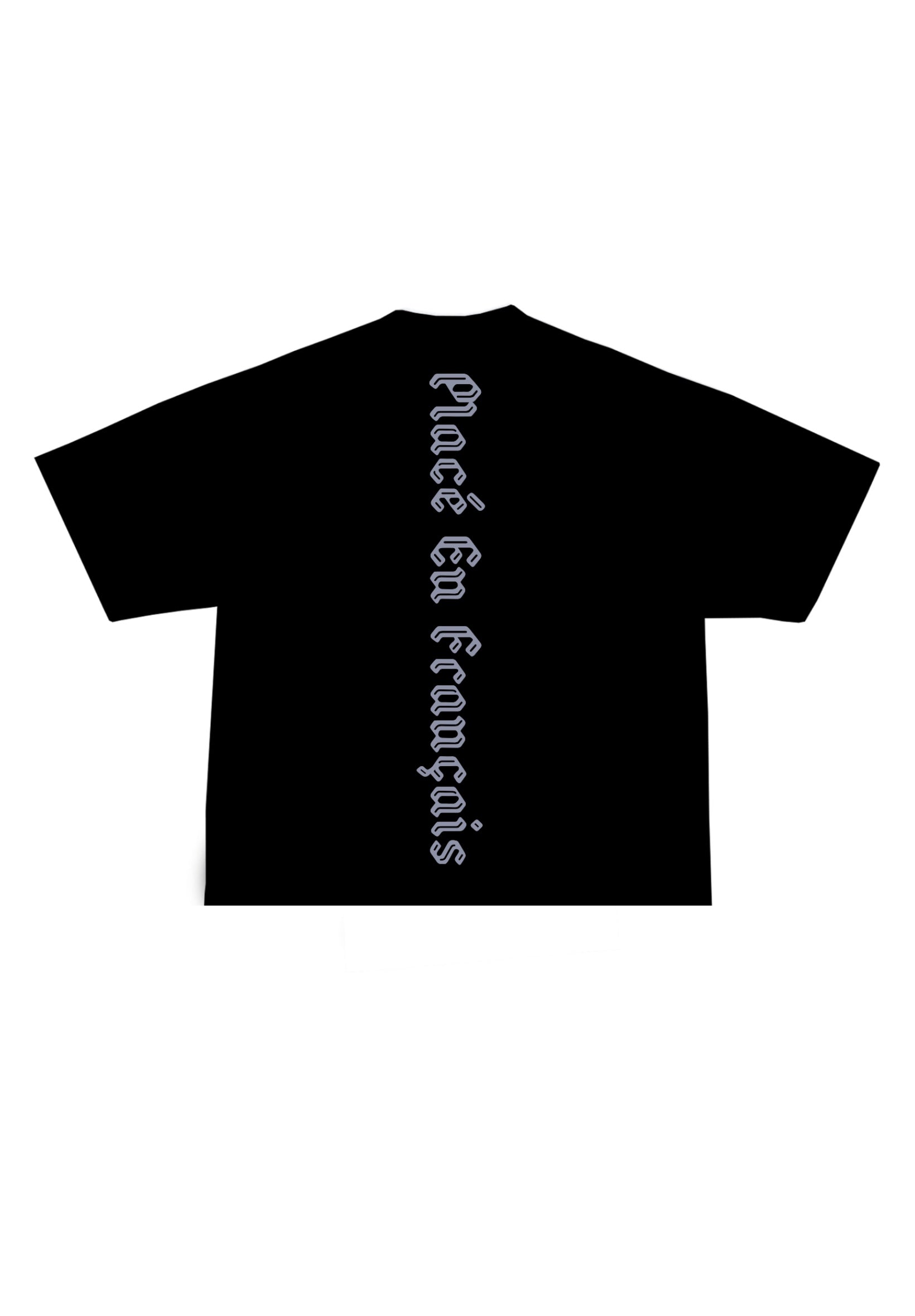 PLACÉ ALL OVER TEE BLACK