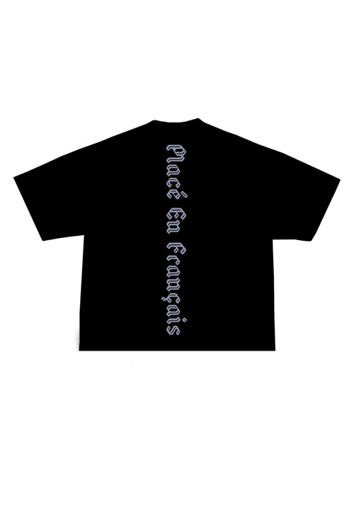 PLACÉ ALL OVER TEE BLACK