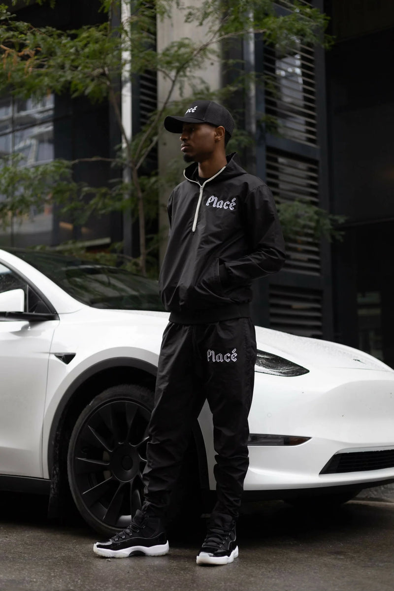 Placé Windbreaker Black