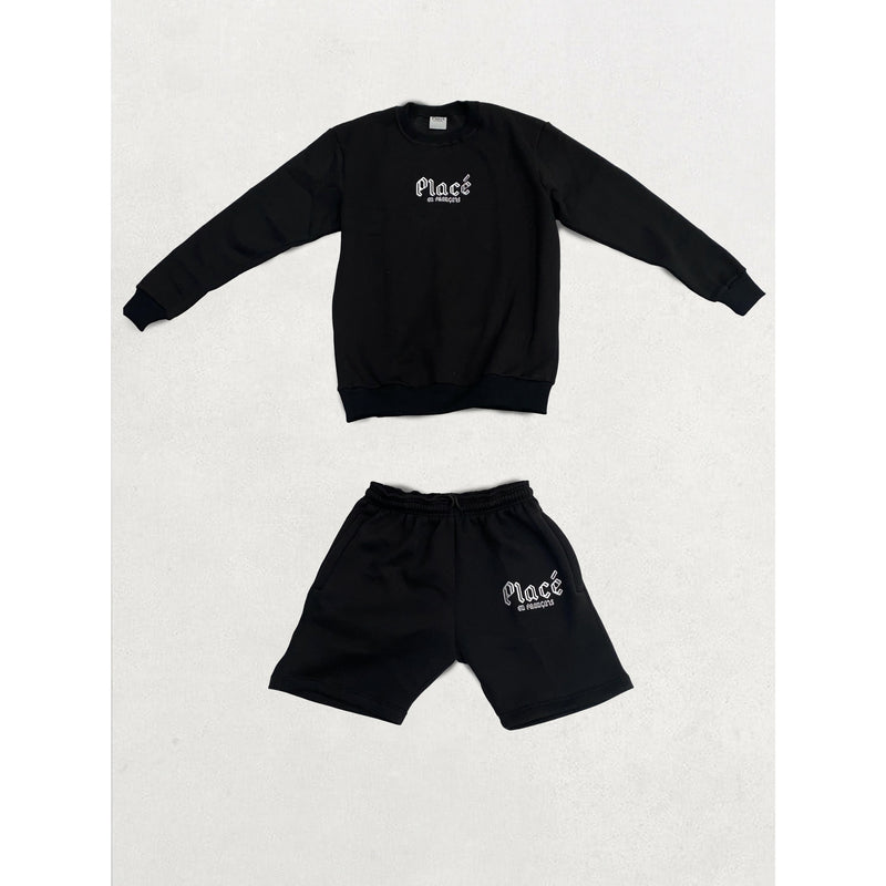 VEGA$ BLACK SHORT SET