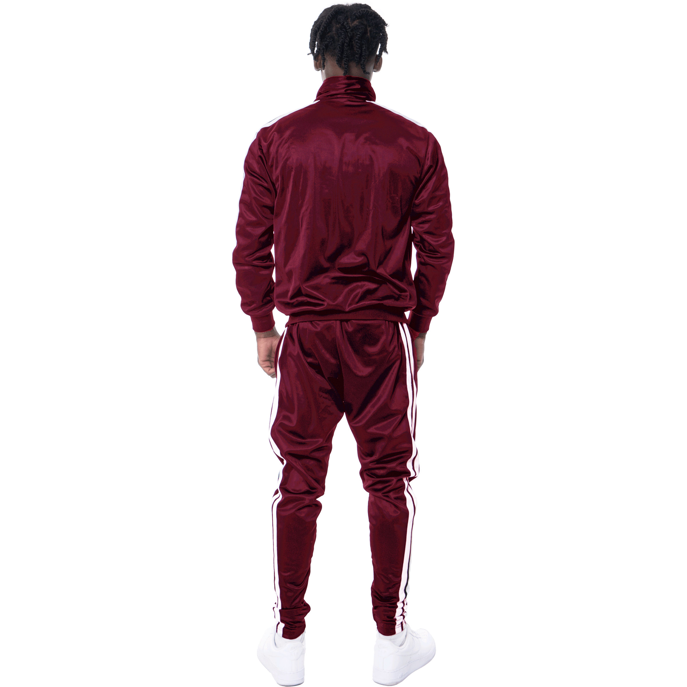 Adidas maroon top tracksuit mens