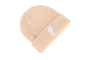 P BEIGE EMBROIDERED BEANIE