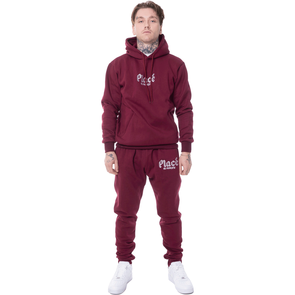 VEGA$ BURGUNDY SWEATSUIT