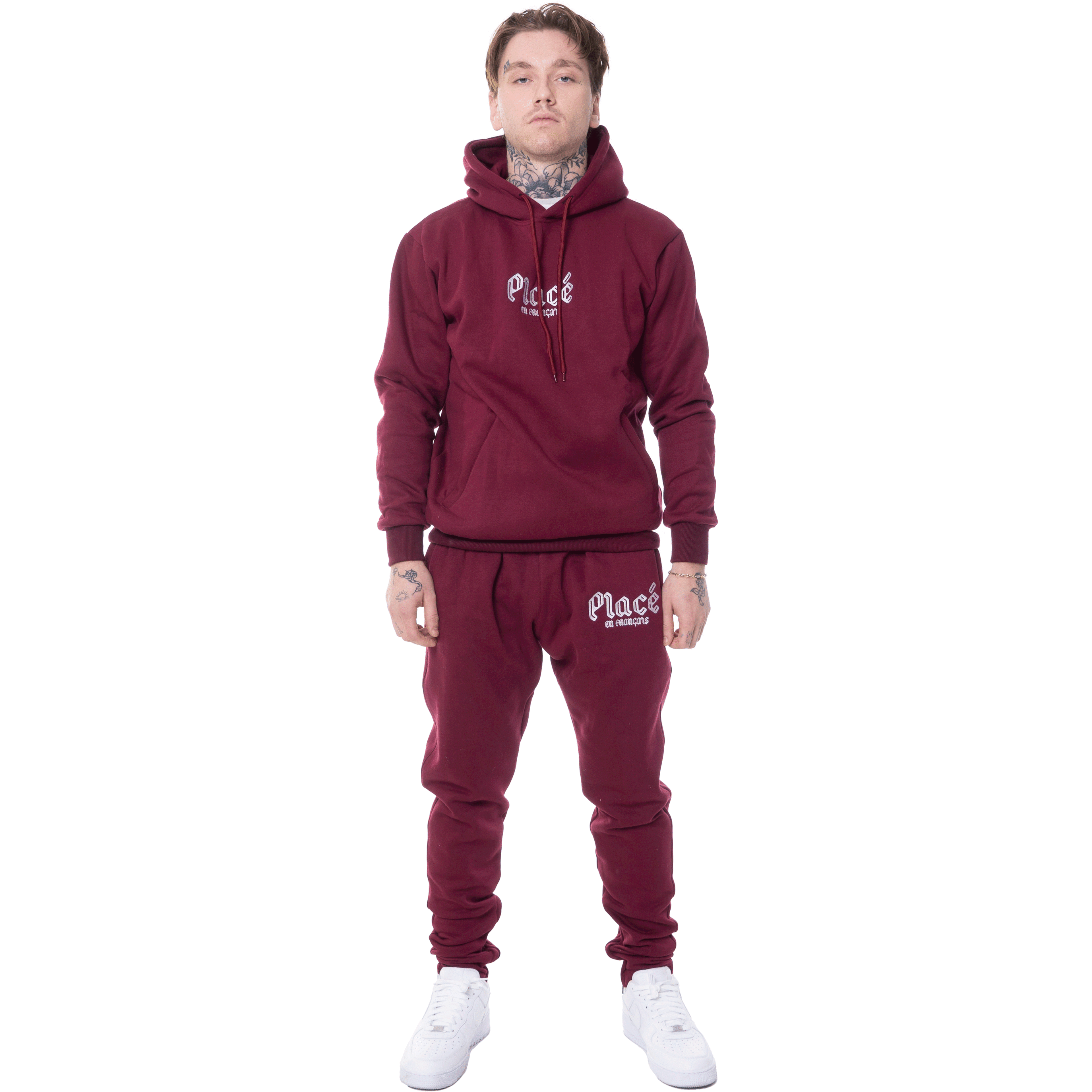 VEGA$ BURGUNDY SWEATSUIT