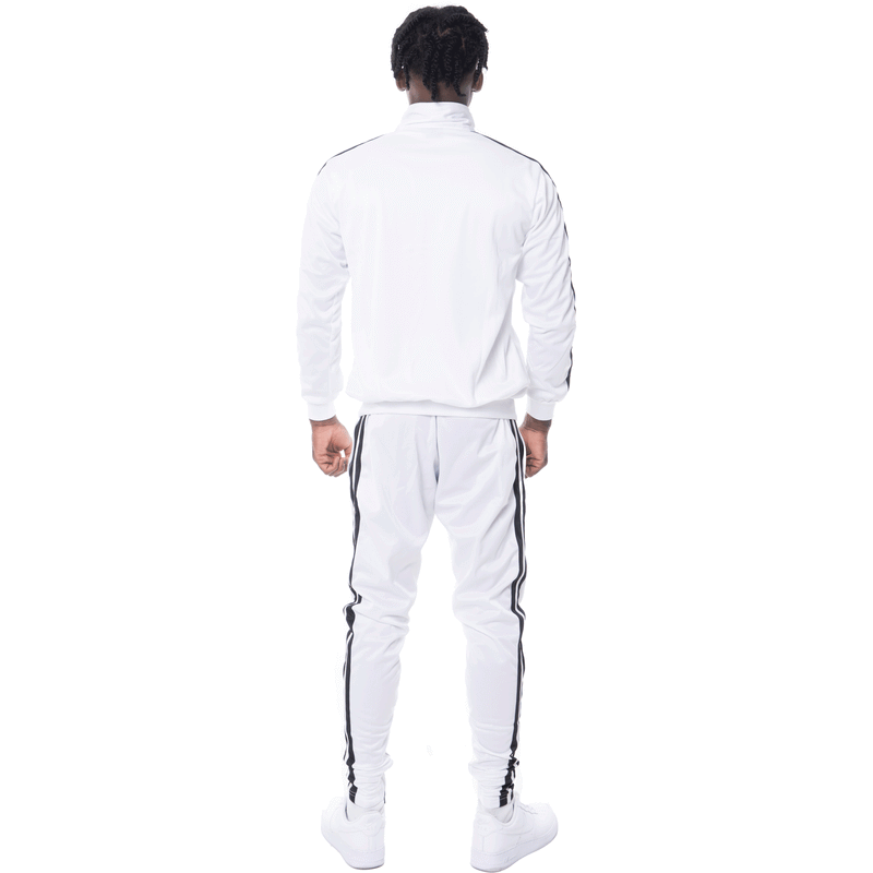 EXECUTIVE WHITE TRACKSUIT
